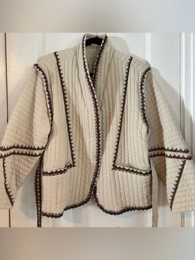 Magaschoni Quilted Statement Jacket